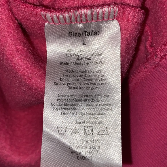 Barbie Crewneck Bubblegum Pink Fleece Sweatshirt-Size Large - Picture 6 of 8